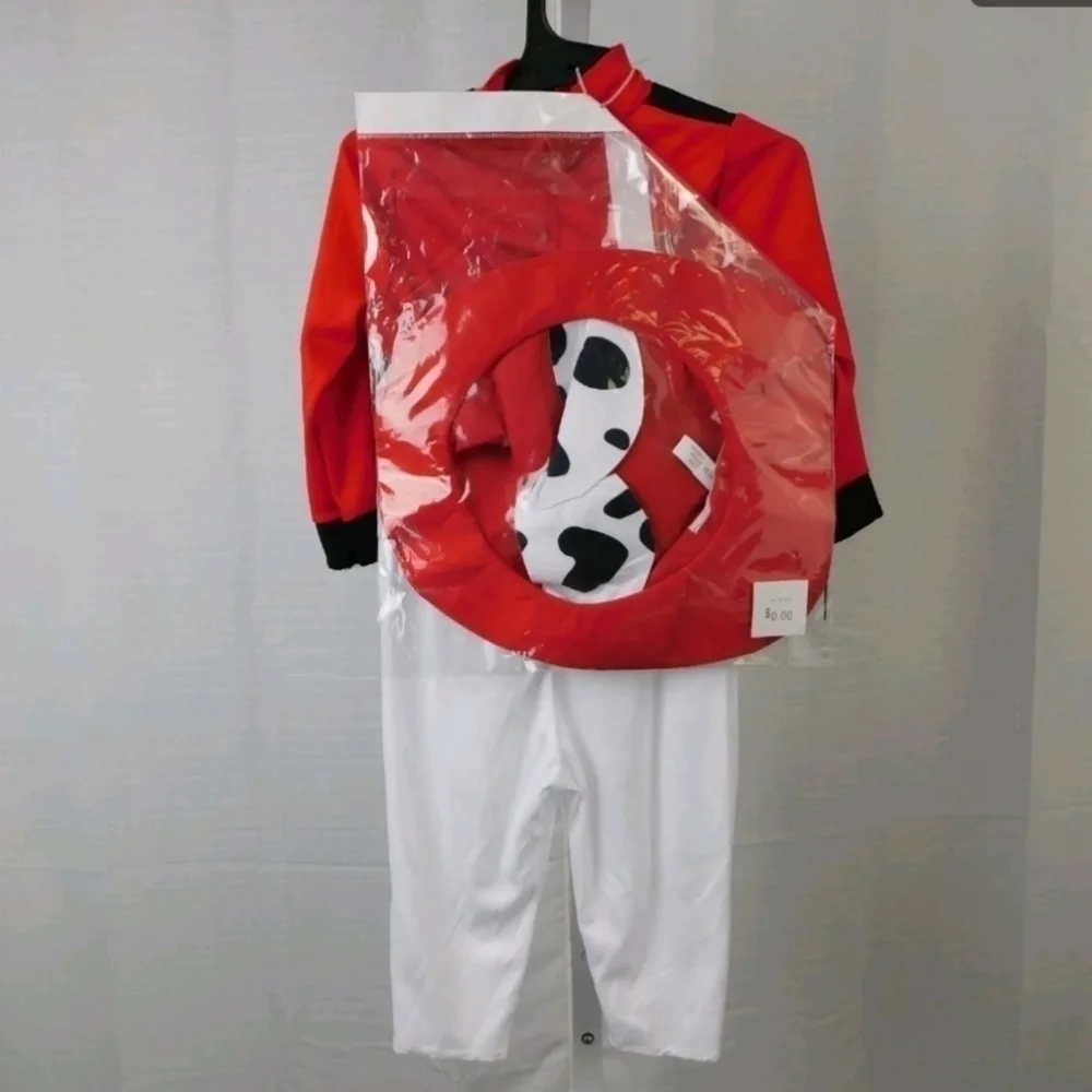 NWT Paw Patrol The Movie Marshall Fireman Dog Halloween Costume 2T Outfit & Hat